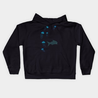 Sharks and Jellyfish Kids Hoodie